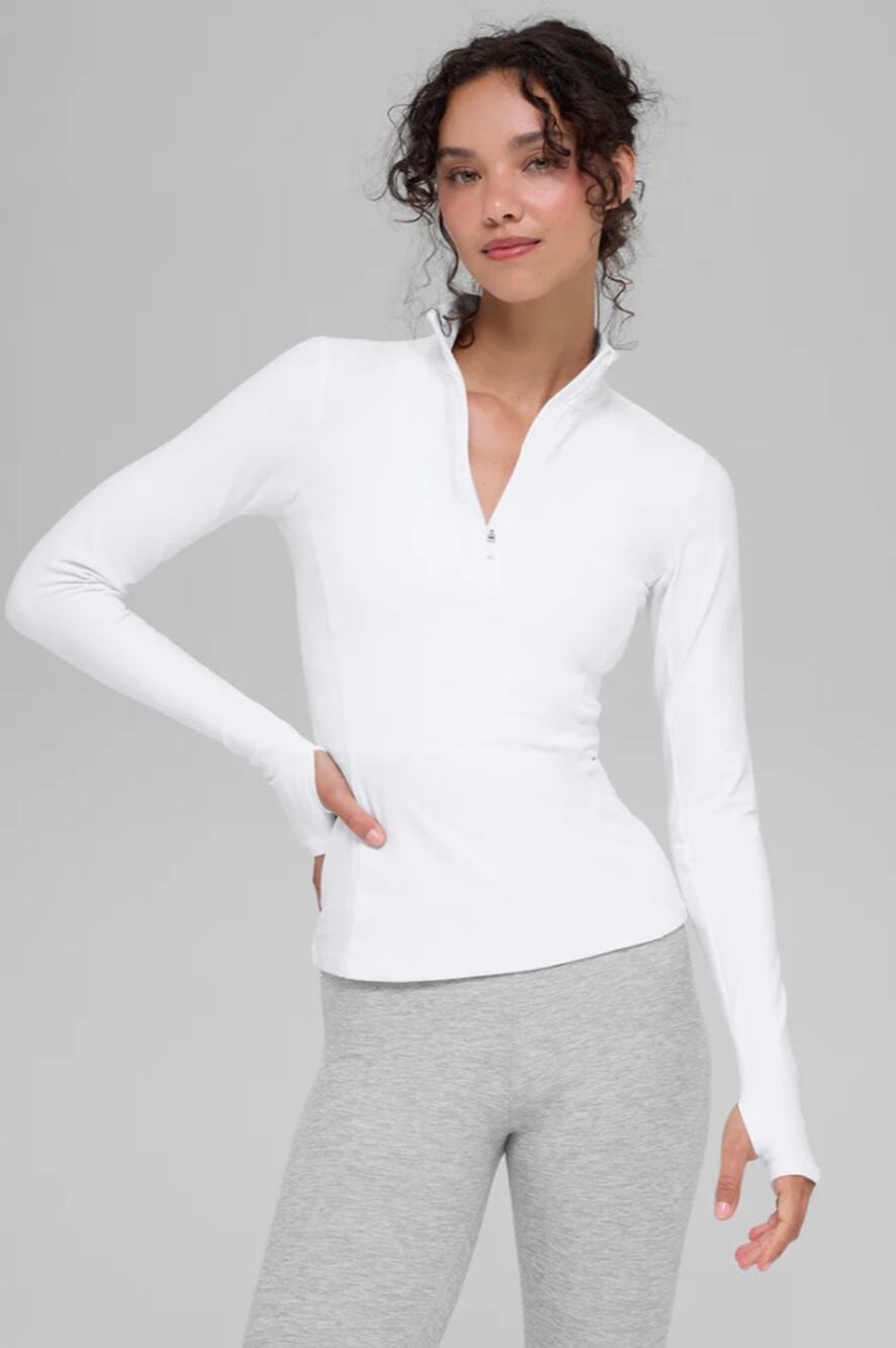 ALO Yoga Alosoft 1/2 Zip Rapid Pullover size XS